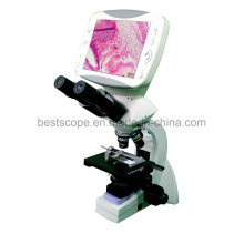 Bestscope Blm-260 LCD Digital Microscópio Biológico com câmera 12.0MP